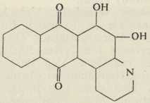 ALIZARIN-MODRA (otkrio Prudhomme 1877, konstitucija Gräbe)