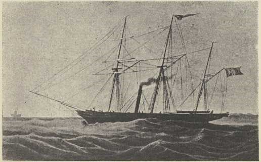 Sl. 3. Prvi Parobord na vijak »Archimedes« (1839) (Enciclopedia Italiana)